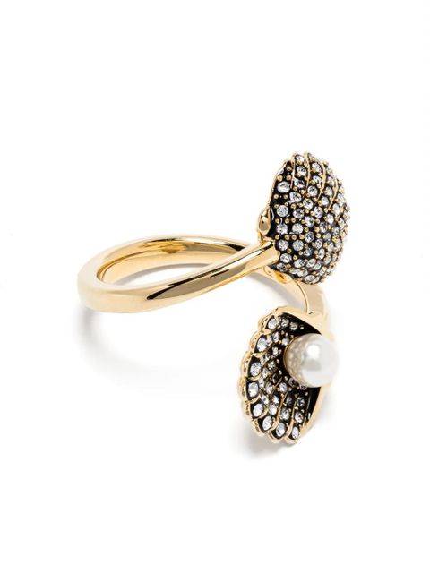 Swarovski Idyllia shell-motif ring - Gold - zdjęcie produktu nr 1