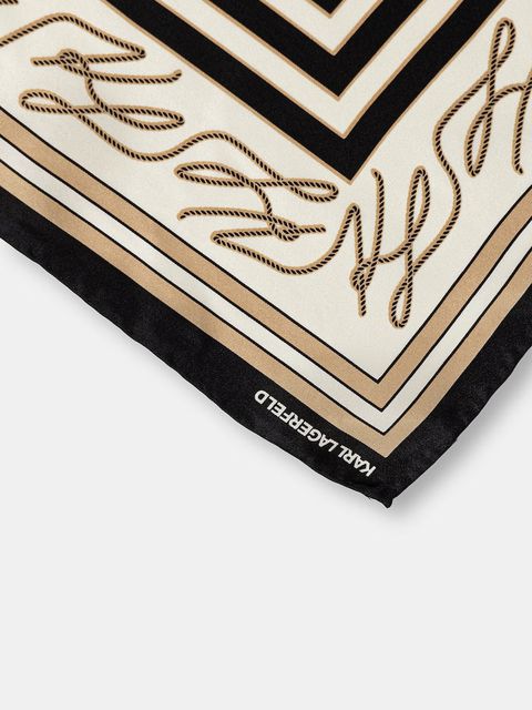 Karl Lagerfeld apaszka damska jedwabna K/AUTOGRAPH - zdjęcie produktu nr 1