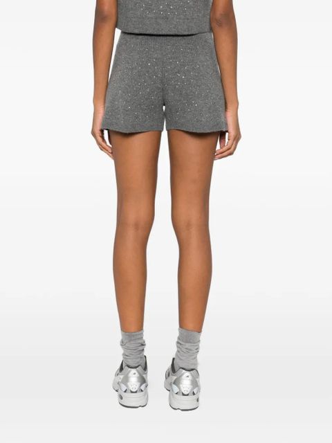 Maje embellished shorts - Grey