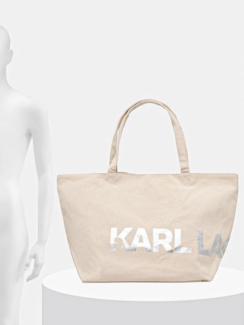 Karl Lagerfeld torebka K/ESSENTIAL kolor beżowy A1W50060