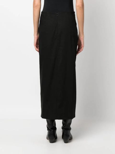ISABEL MARANT Secia straight skirt - Black