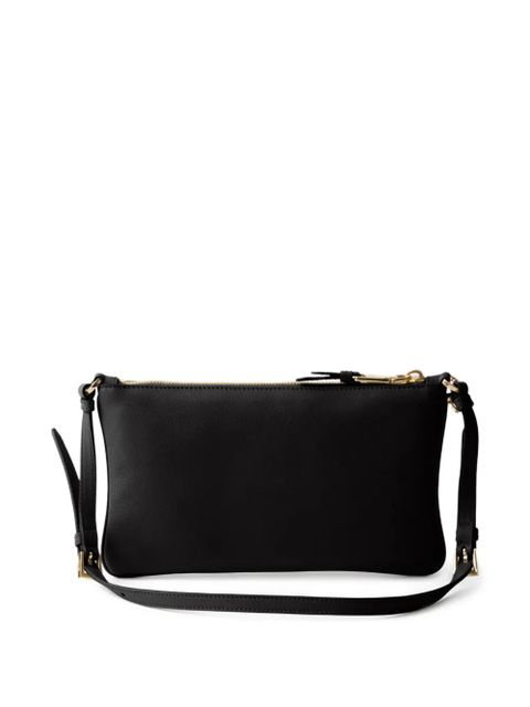 Prada logo leather cross body - Black