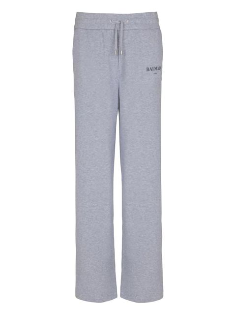 Balmain logo-print track pants - Grey - zdjęcie produktu nr 1