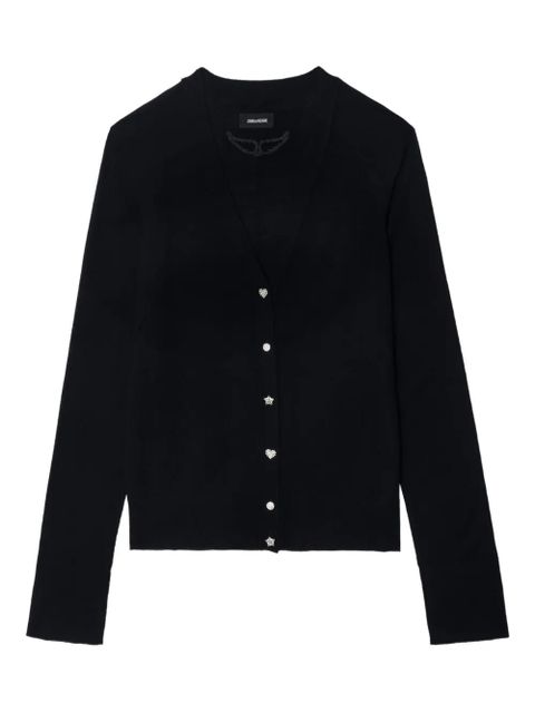 Zadig&Voltaire Jemma wool cardigan - Black - zdjęcie produktu nr 1