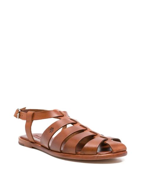 DRAGON DIFFUSION woven buckle-fastening sandals - Brown - zdjęcie produktu nr 2