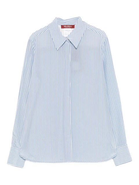 Max Mara Flirt striped button shirt - White - zdjęcie produktu nr 1