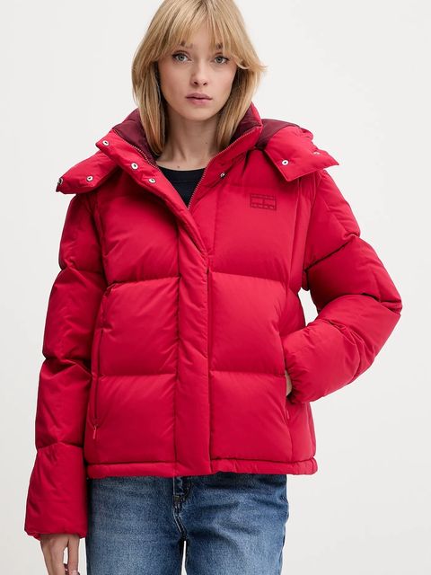 Tommy Jeans kurtka puchowa kolor czerwony zimowa DW0DW21623 - zdjęcie produktu nr 1