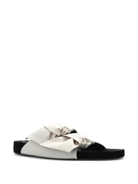 ISABEL MARANT Lennyo Bow mules - White - zdjęcie produktu nr 2