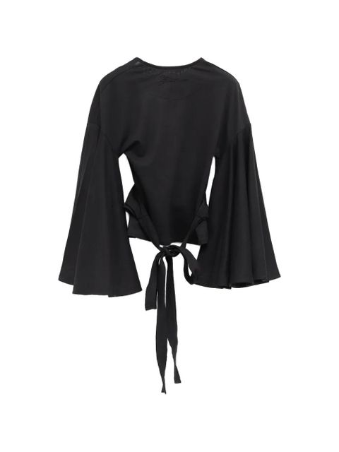 Jacquemus tie-fastening blouse - Black - zdjęcie produktu nr 2