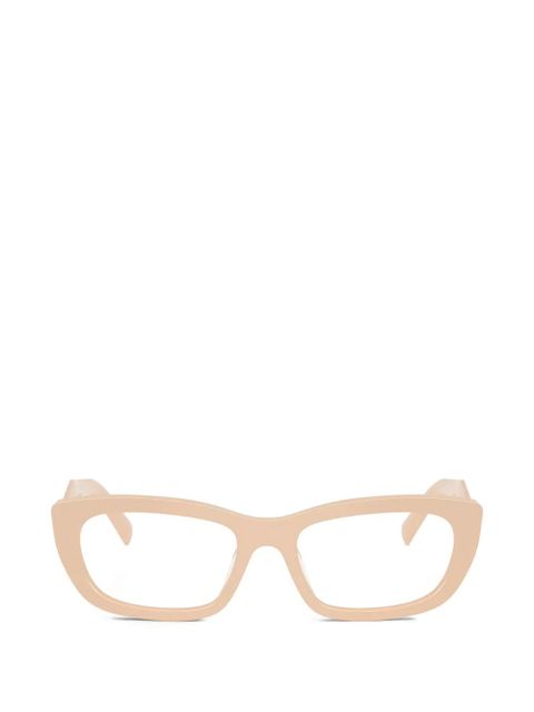Prada Eyewear geometric-frame glasses - Pink - zdjęcie produktu nr 1