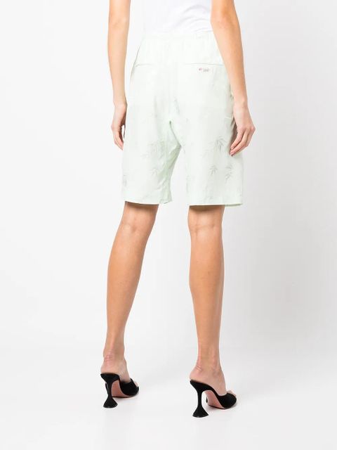 Alexander Wang drawstring pyjama shorts - Green