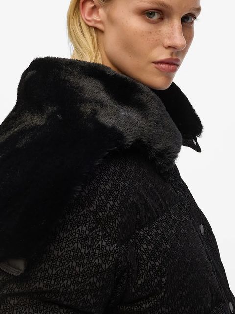 Karl Lagerfeld kurtka kolor czarny zimowa A4W15042