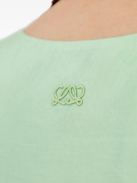 LOEWE trompe l'oeil sleeveless dress - Green