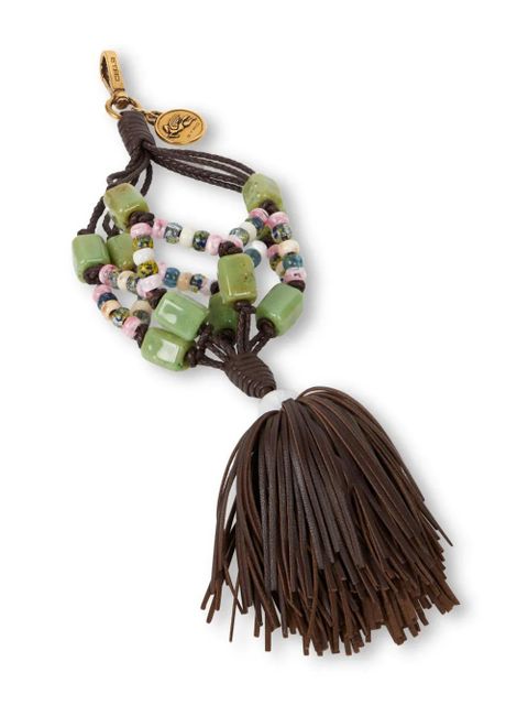 ETRO apple-tassel leather charm - Brown - zdjęcie produktu nr 2