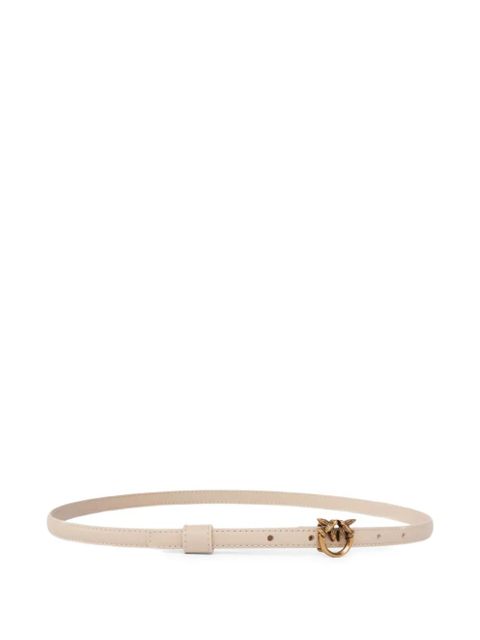 PINKO Love Birds-buckle belt - Neutrals