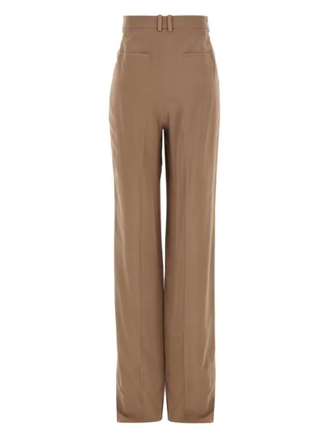 Saint Laurent silk crepe trousers - Neutrals - zdjęcie produktu nr 2