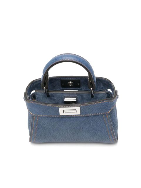 FENDI mini Peekaboo tote bag - Blue