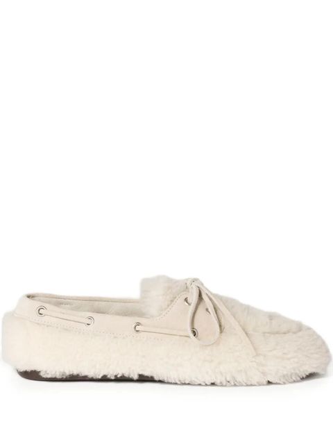 Miu Miu shearling loafers - Neutrals - zdjęcie produktu nr 1