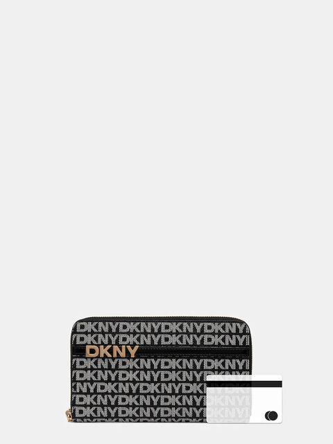 Dkny portfel damski kolor czarny R5215M28 - zdjęcie produktu nr 2