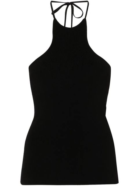 ISABEL MARANT Oracy ribbed-knit tank top - Black - zdjęcie produktu nr 1