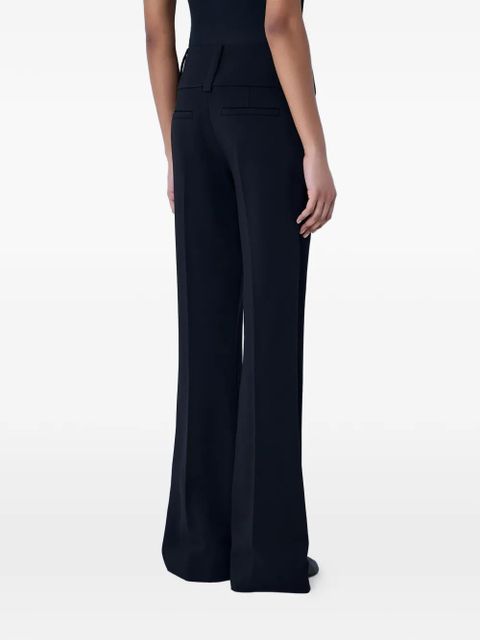 Sportmax high-waisted flared trousers - Black