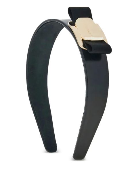 Ferragamo bow-embellished headband - Black - zdjęcie produktu nr 1