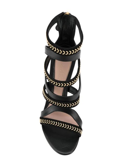 Alexander McQueen studded strap sandals - Black