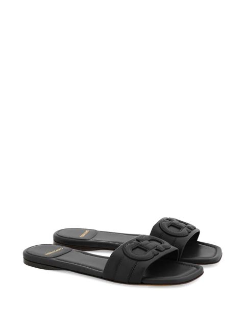 Ferragamo Gancini slide - Black - zdjęcie produktu nr 2