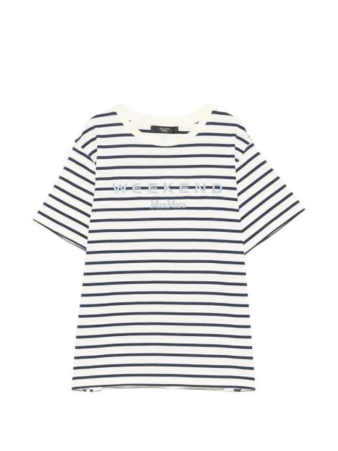 Weekend Max Mara Wkdbora striped T-shirt - Neutrals - zdjęcie produktu nr 1