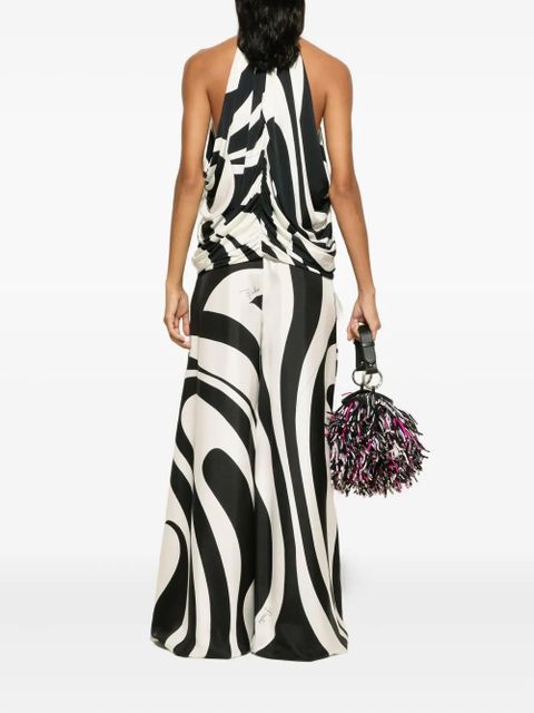 PUCCI Marmo-print trousers - Black