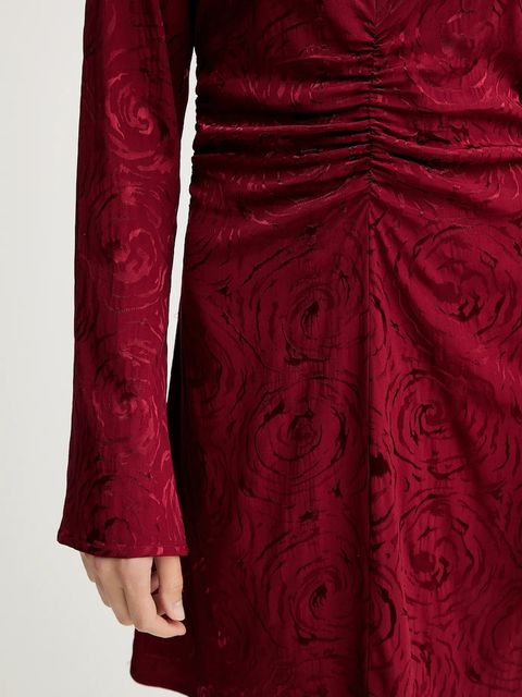 Gestuz sukienka kolor czerwony mini rozkloszowana 10910606