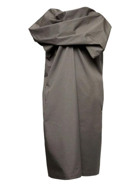 MM6 Maison Margiela draped cotton dress - Neutrals - zdjęcie produktu nr 1