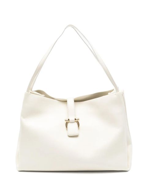 Ferragamo buckle leather satchel - Neutrals - zdjęcie produktu nr 1