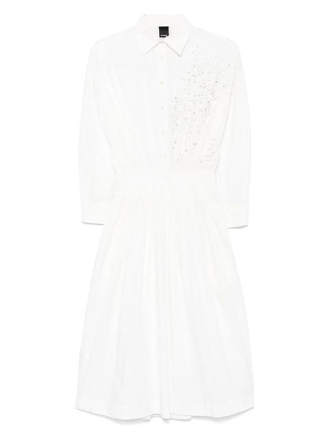 PINKO cotton midi dress - White - zdjęcie produktu nr 1