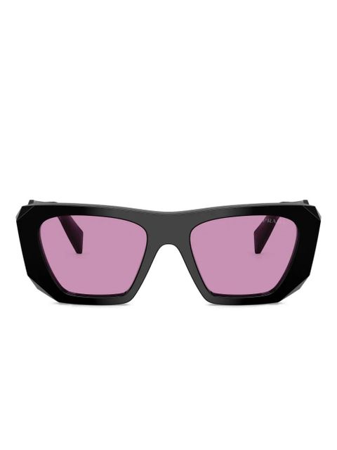 Prada Eyewear Symbole geometric-frame sunglasses - Black - zdjęcie produktu nr 1