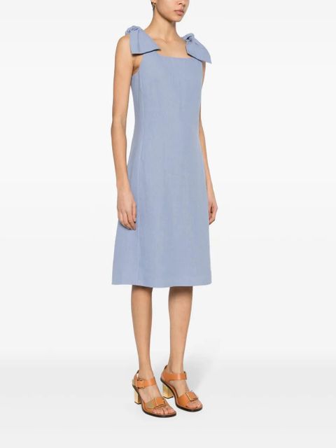 Chloé linen midi dress - Blue