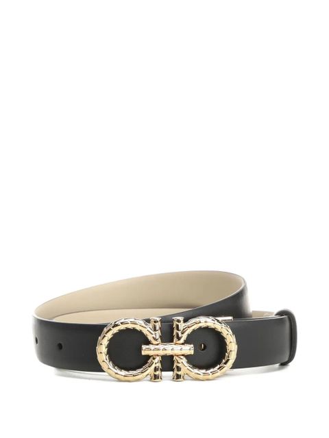 Ferragamo logo-buckle belt - Black - zdjęcie produktu nr 1
