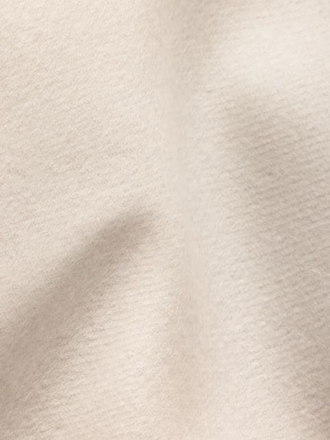 Prada triangle-logo fringed scarf - Neutrals - zdjęcie produktu nr 2