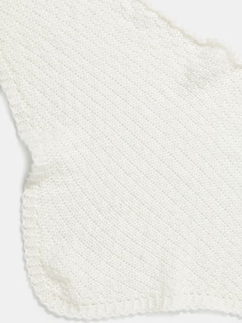 Answear.LAB szalik z wełną merino damski kolor beżowy gładki