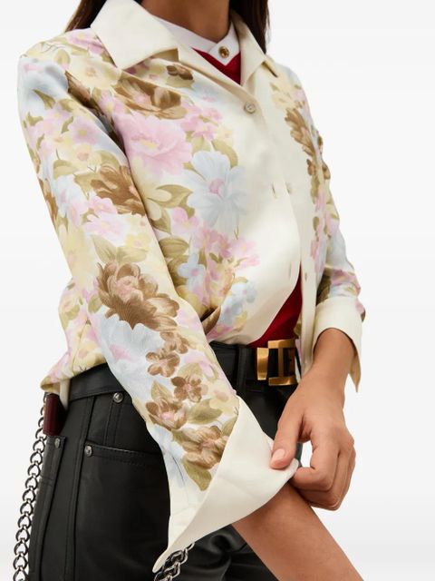 Versace floral shirt - Neutrals