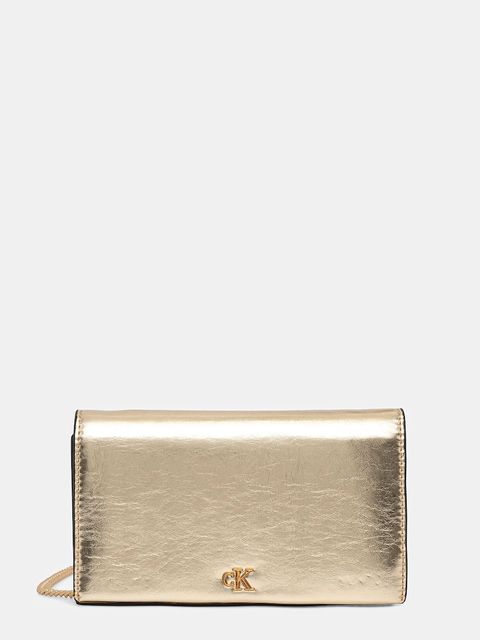 Calvin Klein portfel damski kolor złoty LV04F3320G - zdjęcie produktu nr 1