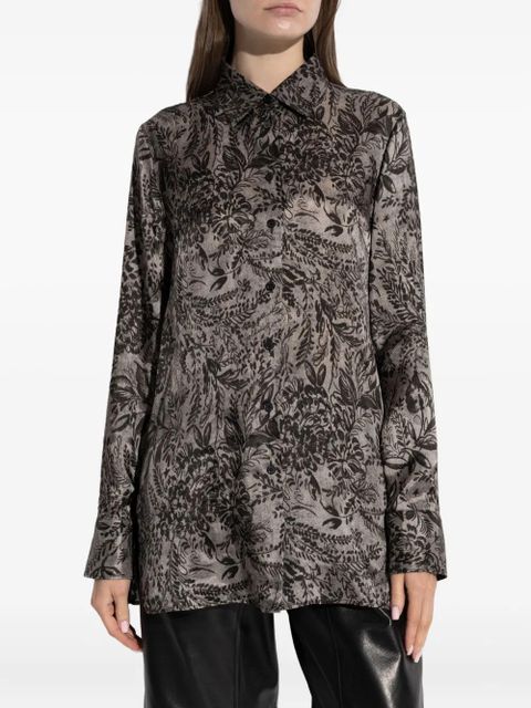 Golden Goose floral-print shirt - Grey - zdjęcie produktu nr 2