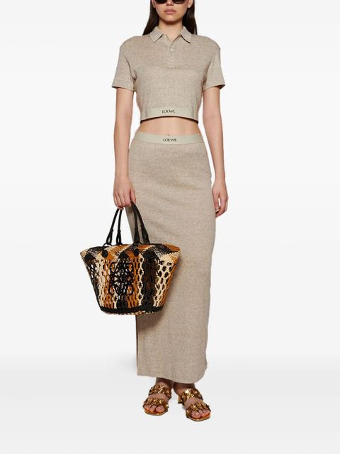 LOEWE 45mm Petal flower-embellished kitten-heel sandals - Gold - zdjęcie produktu nr 2