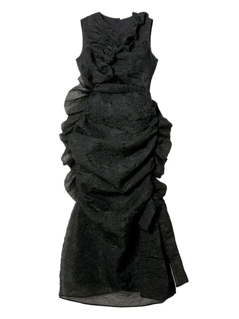 Cecilie Bahnsen ruffled sleeveless dress - Black - zdjęcie produktu nr 1