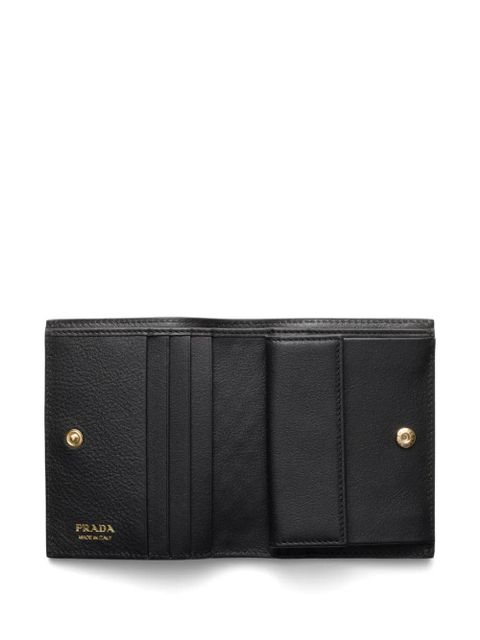 Prada studded wallet - Black