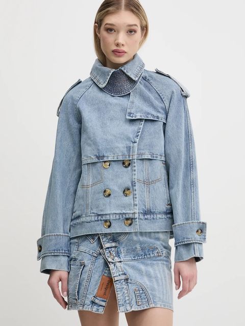 Desigual trencz jeansowy ONTARIO