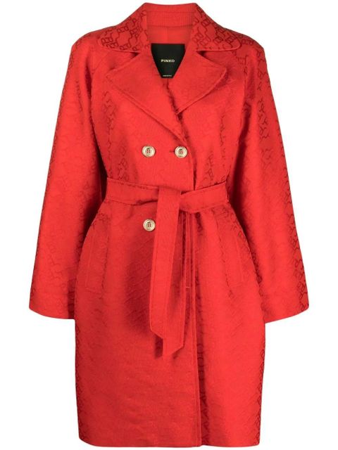 PINKO double-breasted coat - Red - zdjęcie produktu nr 1
