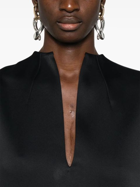 KHAITE Blanche midi dress - Black