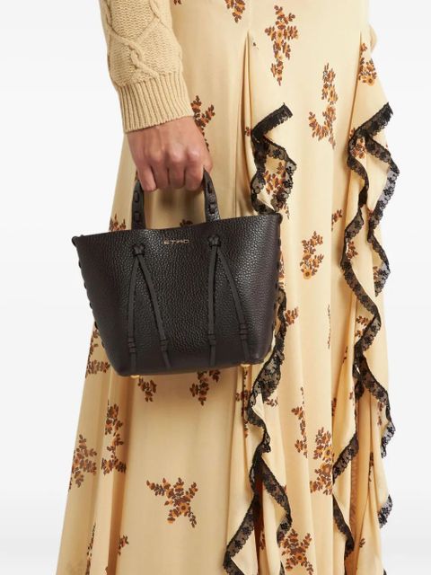 ETRO mini leather tote bag - Black - zdjęcie produktu nr 2