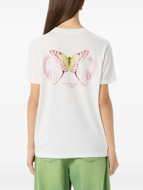 Blumarine butterfly-print T-shirt - White
